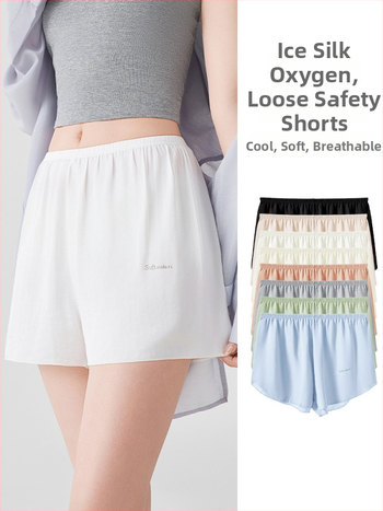 Pantaloni de siguranță pentru femei, lungime 3/4, poliester subțire respirabil, croială lejeră, 95% poliester