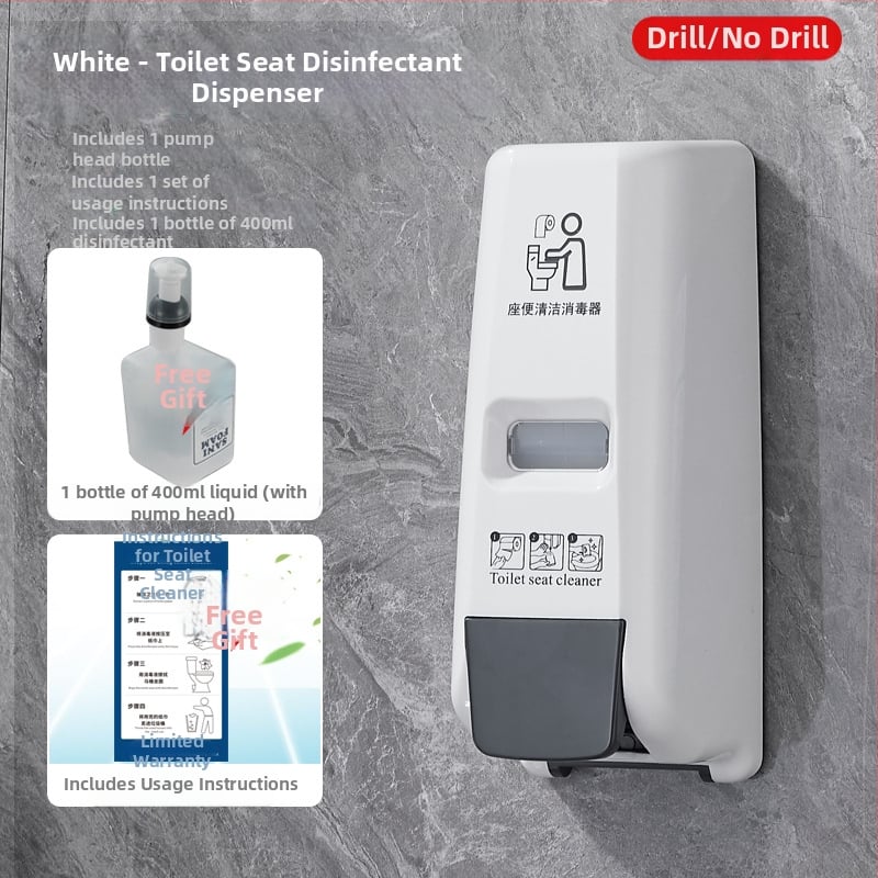 Zidni sterilizator za WC sjedalo sa senzorom, od plastike, CE certifikat