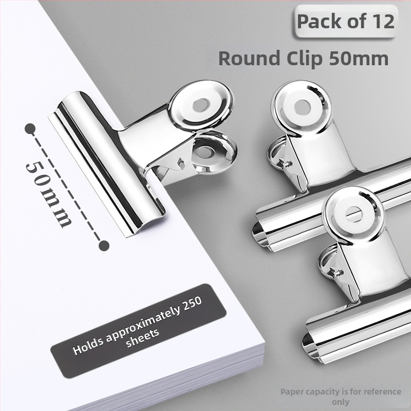 Метален клип за документи, многофункционален, неръждаем, здрав и издръжлив, усилена конструкция