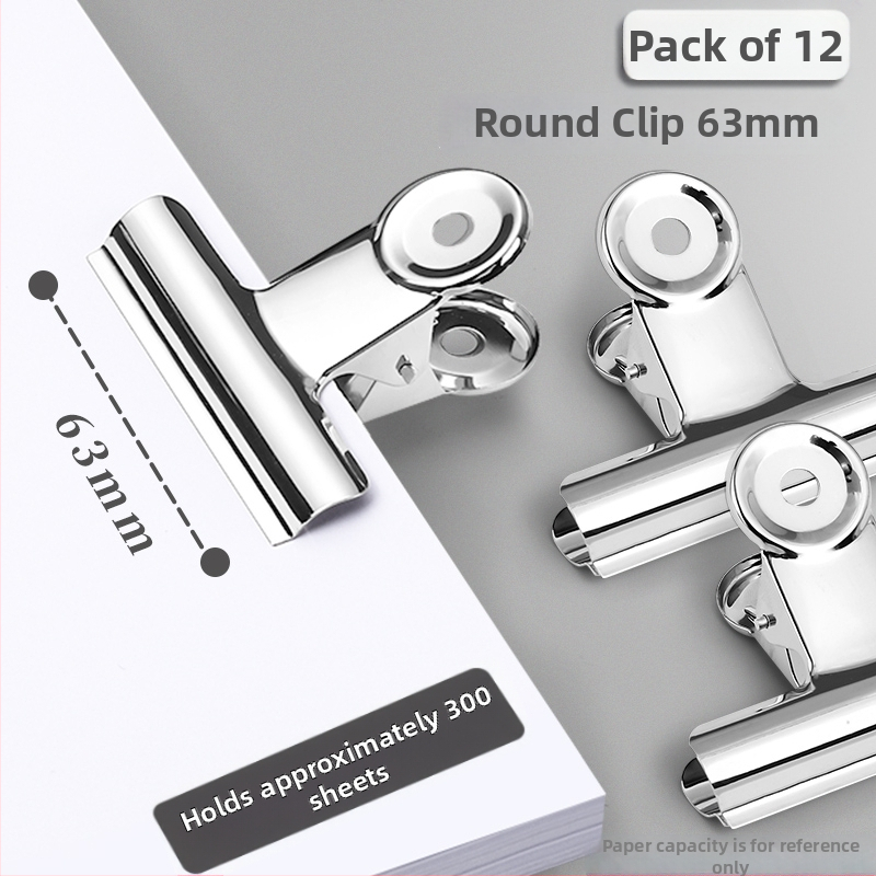 Метален клип за документи, многофункционален, неръждаем, здрав и издръжлив, усилена конструкция