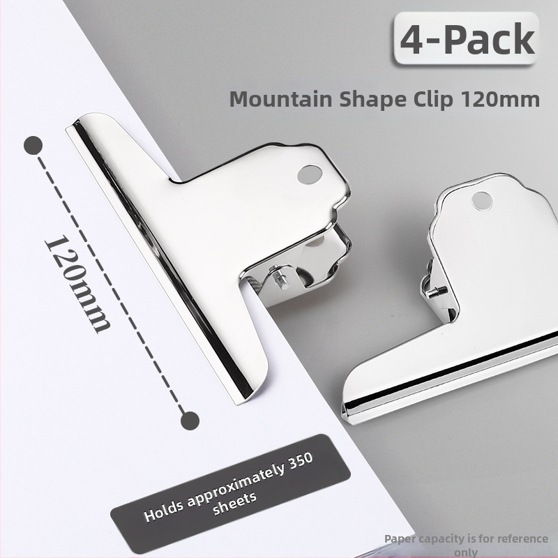 Метален клип за документи, многофункционален, неръждаем, здрав и издръжлив, усилена конструкция