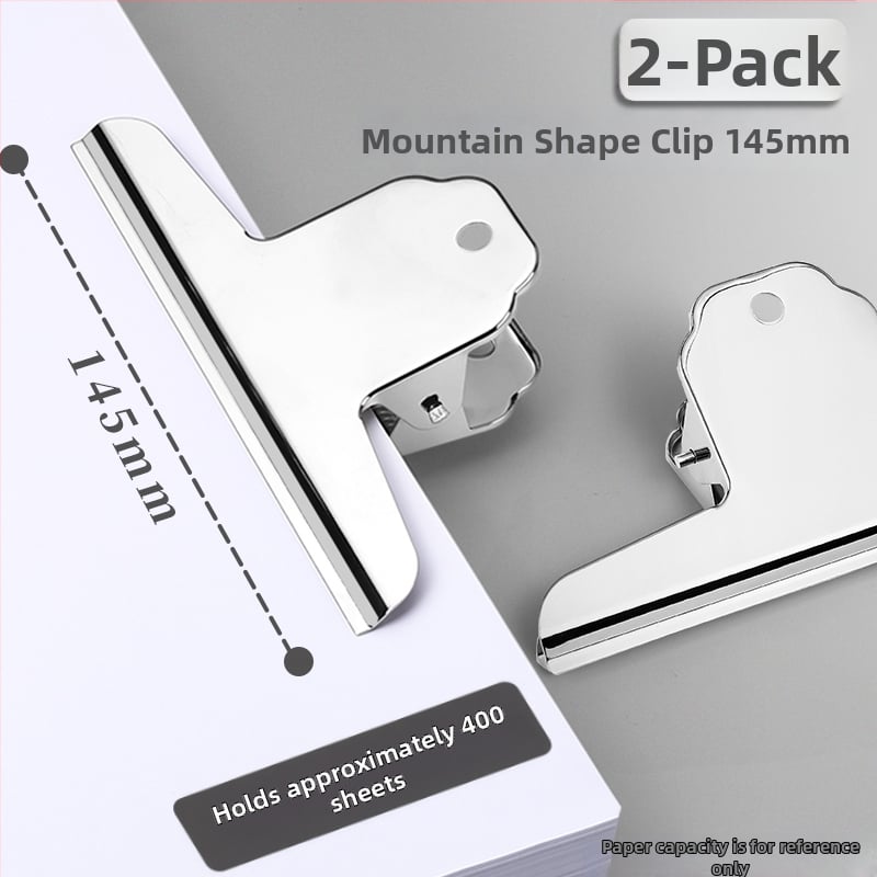 Метален клип за документи, многофункционален, неръждаем, здрав и издръжлив, усилена конструкция