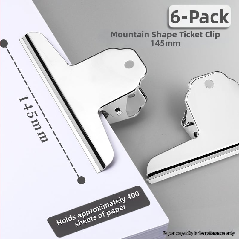 Метален клип за документи, многофункционален, неръждаем, здрав и издръжлив, усилена конструкция