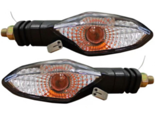 Motocyklové LED smerovky — model Jh-8787, LED zdroj svetla, 12V, teplá farba svetla, životnosť 20