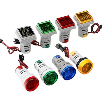 Μετρητής ρεύματος και τάσης με LED ψηφιακή οθόνη και διπλή ένδειξη
