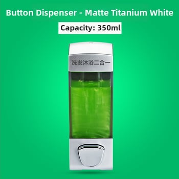 Kétfejes folyadékadagoló kézi nyomású működéssel | ABS anyag, modern minimalista design, Márka Yihui