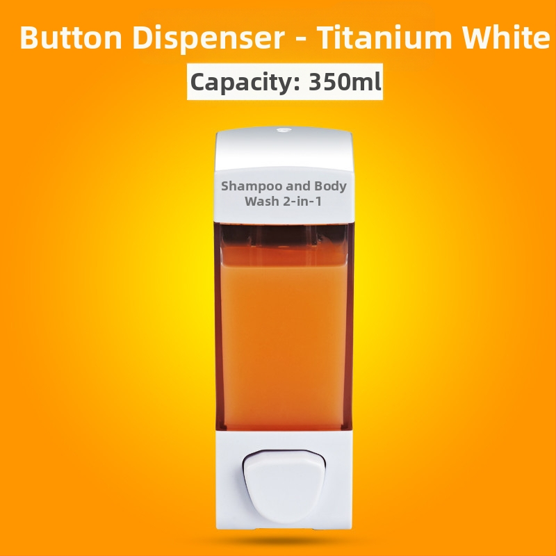 Kétfejes folyadékadagoló kézi nyomású működéssel | ABS anyag, modern minimalista design, Márka Yihui