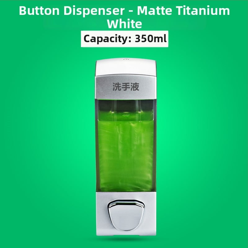 Kétfejes folyadékadagoló kézi nyomású működéssel | ABS anyag, modern minimalista design, Márka Yihui