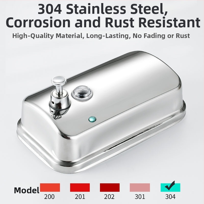 Dávkovač mydla z 304 nerezovej ocele, na stenu, ručný stlačovací mechanizmus, 200 g, značka Youtuo