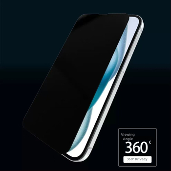 Anank 360° προστασία οθόνης με ιδιωτικότητα για iPhone 17 Pro – Tempered glass, εμπρόσθιο φιλμ, προστασία από παρακολούθηση, πλήρης κάλυψη οθόνης, ματ φινίρισμα