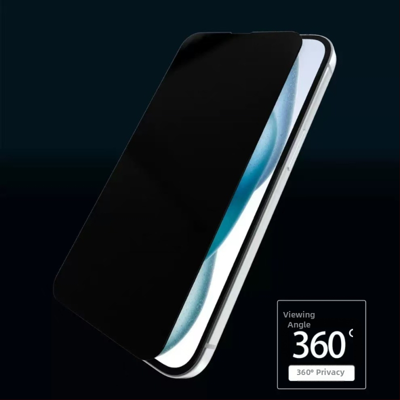 Anank 360° ochrana súkromia obrazovky pre iPhone 17 Pro – tvrdené sklo, predná fólia, anti-peeping, plné pokrytie obrazovky, matný povrch