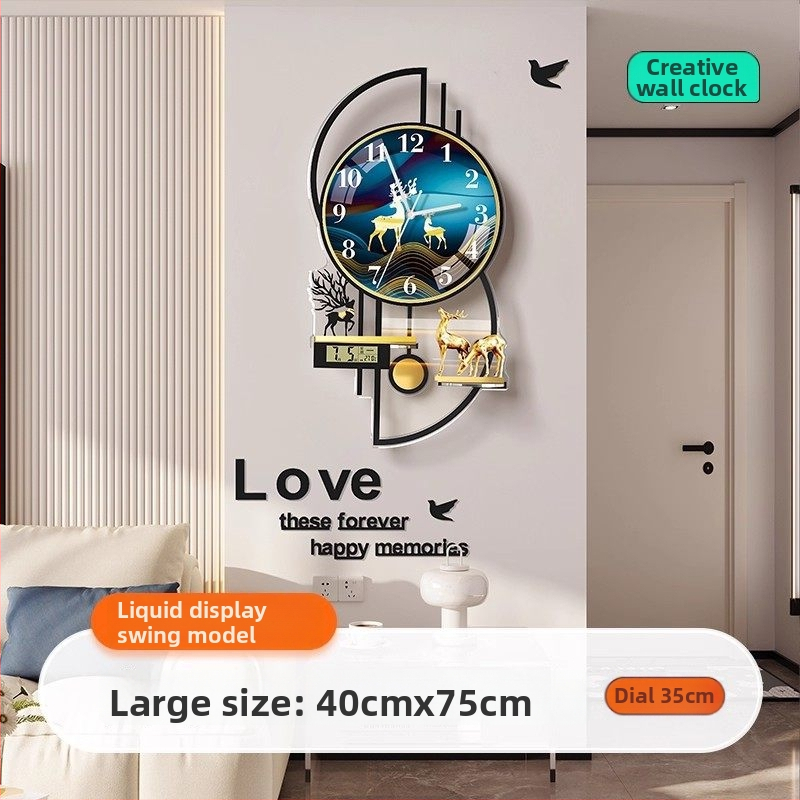 Mestida Ceas de perete – stil Nordic, afișaj cu ace, mișcare sweep, carcasă din acril, cadran din sticlă organică (acrilică), alimentare cu baterie