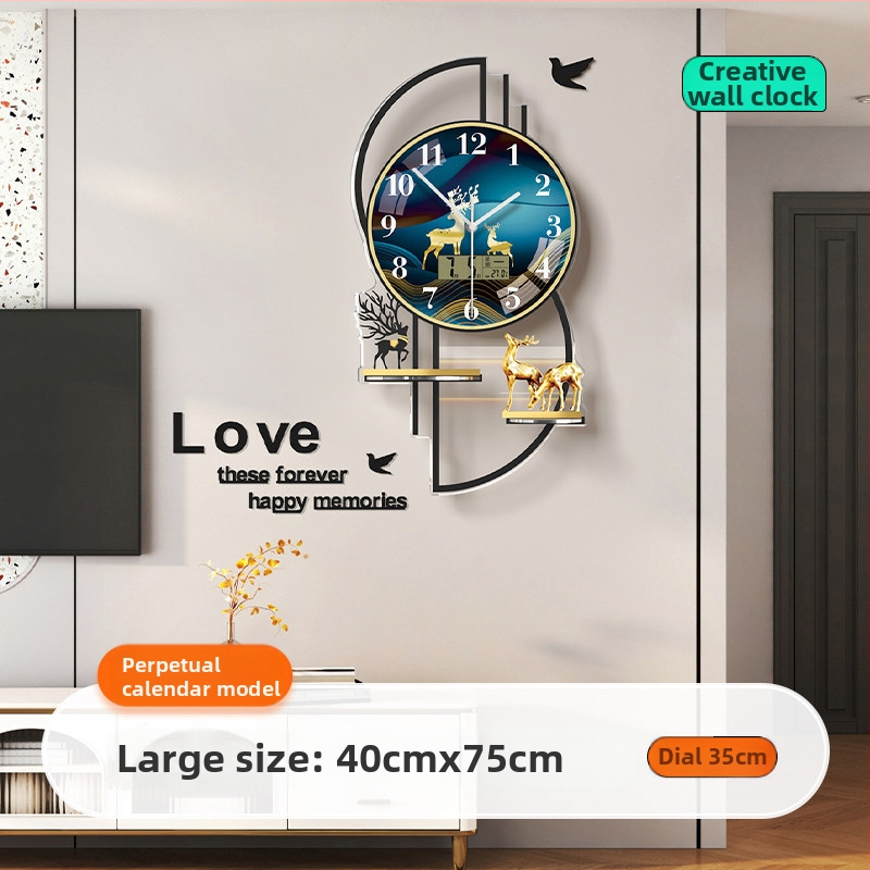 Mestida Ceas de perete – stil Nordic, afișaj cu ace, mișcare sweep, carcasă din acril, cadran din sticlă organică (acrilică), alimentare cu baterie