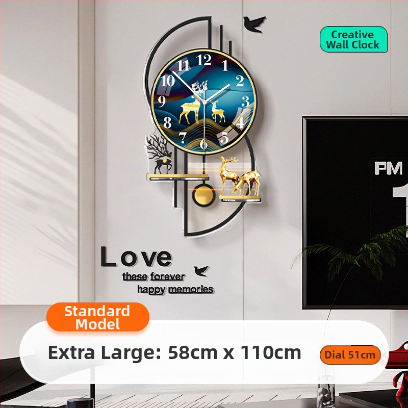 Mestida Ceas de perete – stil Nordic, afișaj cu ace, mișcare sweep, carcasă din acril, cadran din sticlă organică (acrilică), alimentare cu baterie