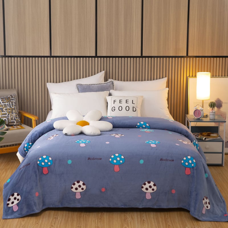 Moju pătură groasă din coral fleece – model geometric, poliester, 240 g, personalizabilă, primăvară-toamnă