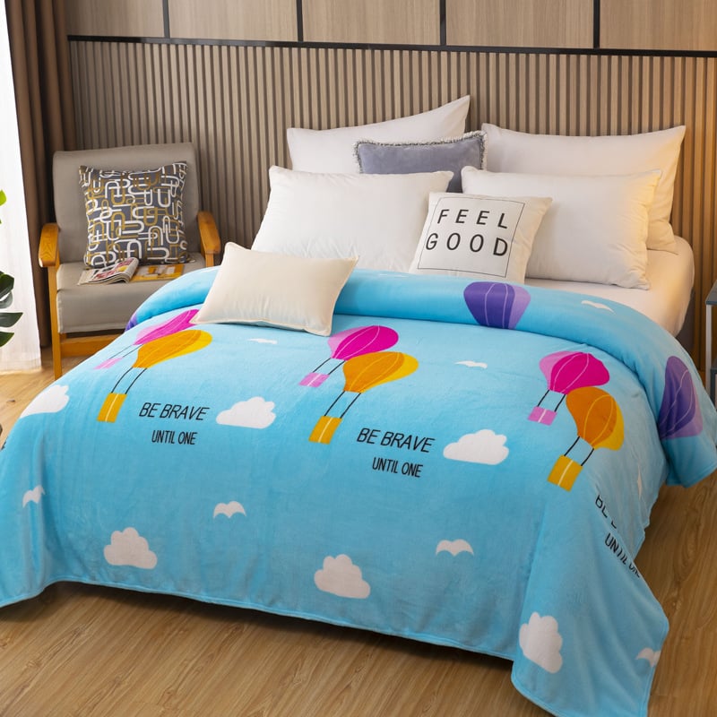 Moju pătură groasă din coral fleece – model geometric, poliester, 240 g, personalizabilă, primăvară-toamnă