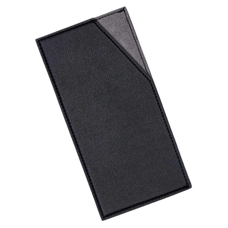 PU kožni držač kartica - Monokrom, Unisex, Urbani minimalistički stil, Ljeto 2025