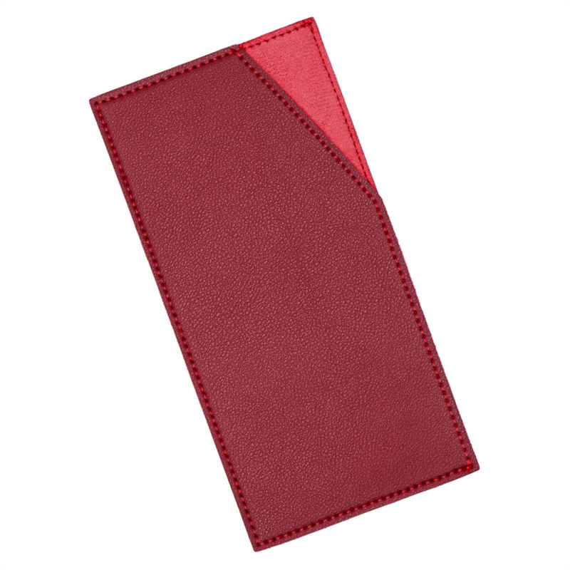 PU kožni držač kartica - Monokrom, Unisex, Urbani minimalistički stil, Ljeto 2025
