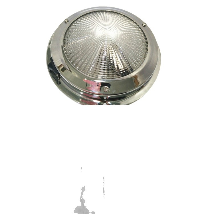 LED таванно осветление за яхти и каравани, осветление за четене, алуминиева сплав, 12V, 4W, модел E012024-WR, монтаж с вакуумна чашка