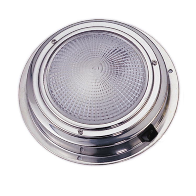 LED таванно осветление за яхти и каравани, осветление за четене, алуминиева сплав, 12V, 4W, модел E012024-WR, монтаж с вакуумна чашка