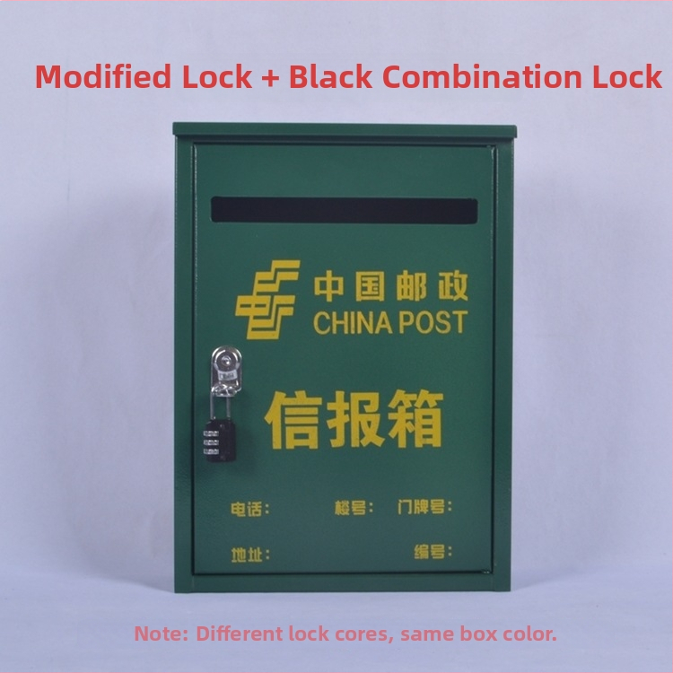 Κρεμαστό μεταλλικό ταχυδρομικό κουτί εξωτερικού χώρου με αδιάβροχο σχεδιασμό, για γράμματα, εφημερίδες, προτάσεις και αναφορές. Υλικό: ψυχρής έλασης χάλυβας. Διαδικασία: μεταξοτυπία, ημι-χειροκίνητο και ημι-μηχανικό. Μάρκα: Other. Ιδιωτική ετικέτα με άδεια