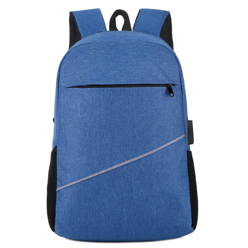 Rucsac unisex din pânză Oxford, închidere cu fermoar, buzunar interior cu fermoar, buzunar pentru telefon și ID, potrivit pentru notebook și tabletă