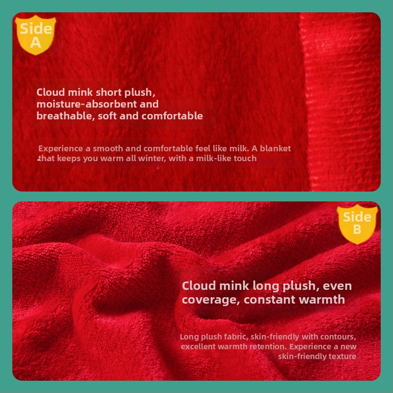 Корално фланелено одеяло, едноцветно, подходящо за пролет и есен, с възможност за персонализация, стил: прост и модерен
