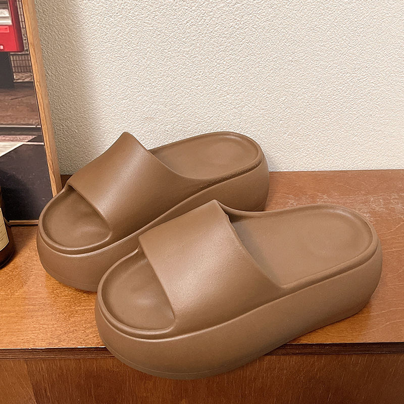 Женски EVA платформи пантофи, летен модел 2025, кръгла нос, EVA горна част и подметка, EVA вътрешност