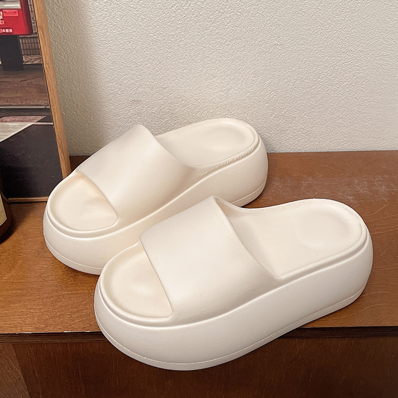 Женски EVA платформи пантофи, летен модел 2025, кръгла нос, EVA горна част и подметка, EVA вътрешност