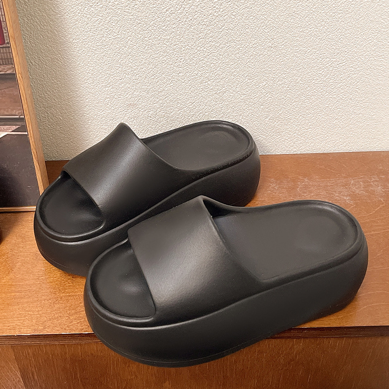 Женски EVA платформи пантофи, летен модел 2025, кръгла нос, EVA горна част и подметка, EVA вътрешност