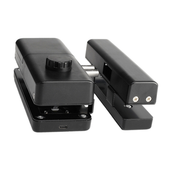 L2 Заключване за стъклена врата с пръстов отпечатък – достъп чрез пръстов отпечатък, карта и парола; дистанционно управление през приложение; без монтажни отвори, безрамков дизайн