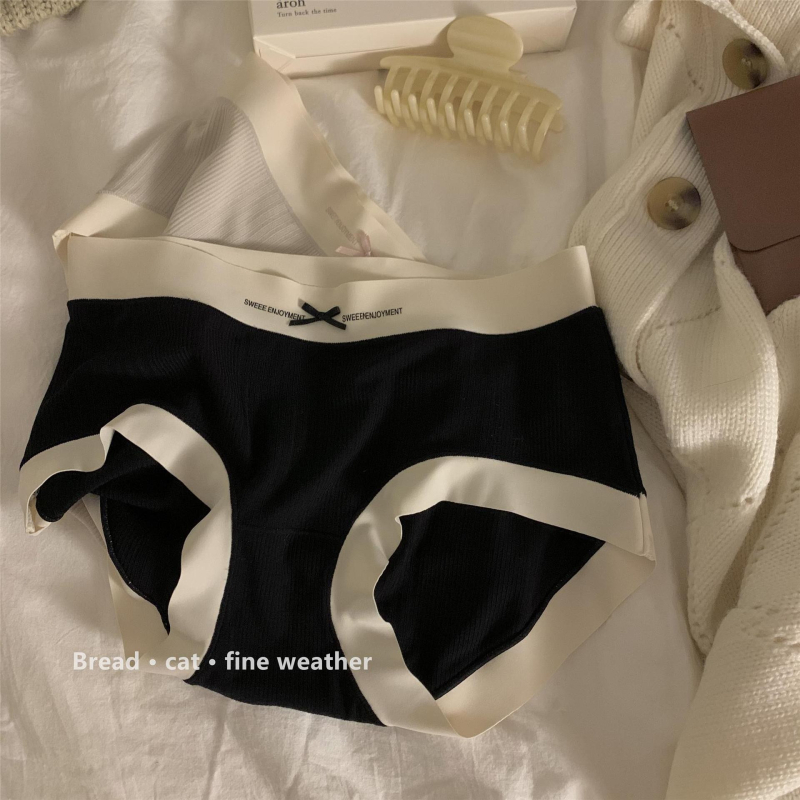 Ženské nohavičky stredného pásu, z recyklovaného vlákna, pletené, bez viditeľných stôp