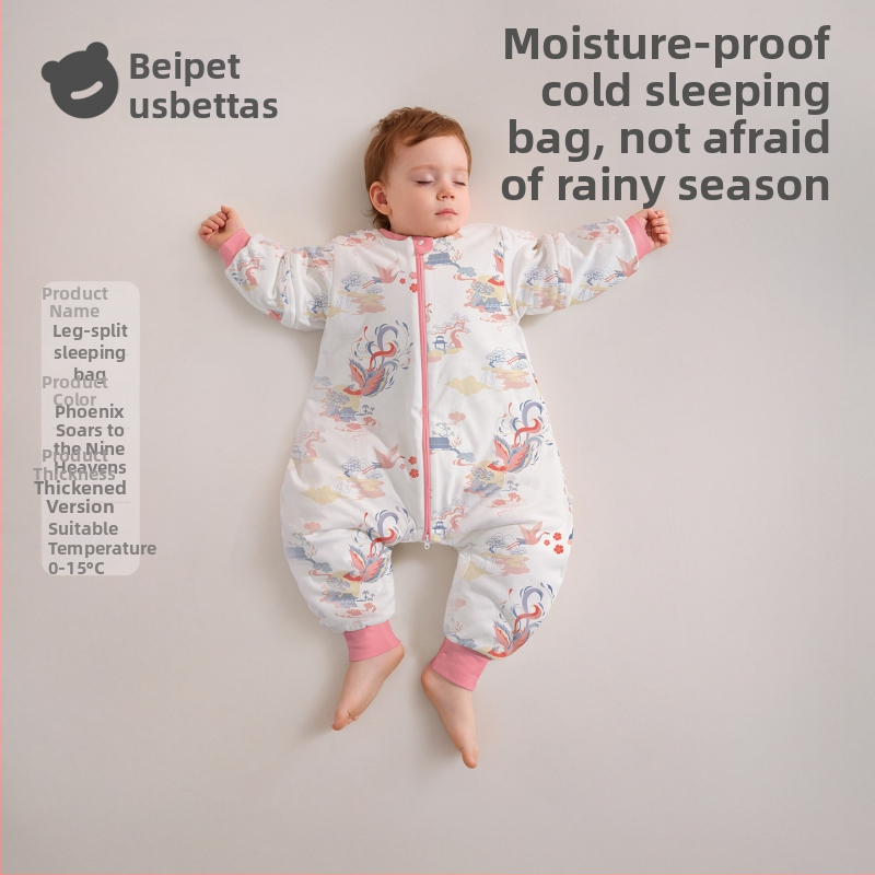 Betides Peptide Warm spavaća vreća za bebe i djecu – proljeće, jesen i zima, konstantna temperatura, odvojene noge, sve sezone
