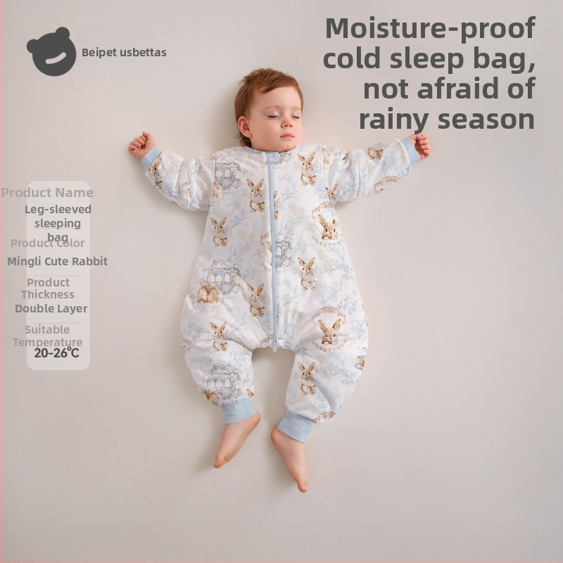 Betides Peptide Warm spavaća vreća za bebe i djecu – proljeće, jesen i zima, konstantna temperatura, odvojene noge, sve sezone