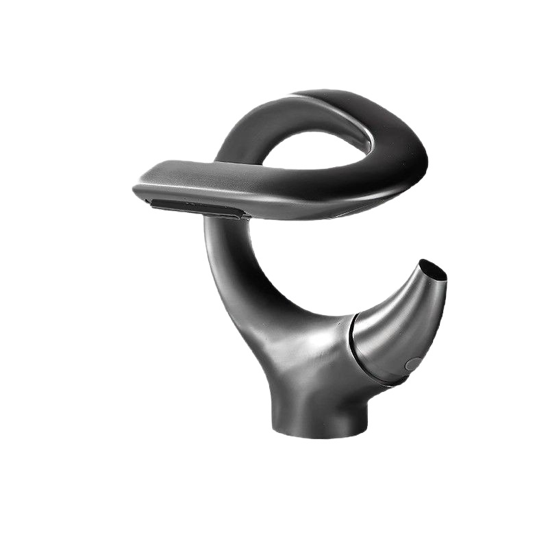 Meďový miešací kohútik pre umývadlo, teplá–studená, model 7012, keramické jadro ventilu, montáž typu sedla