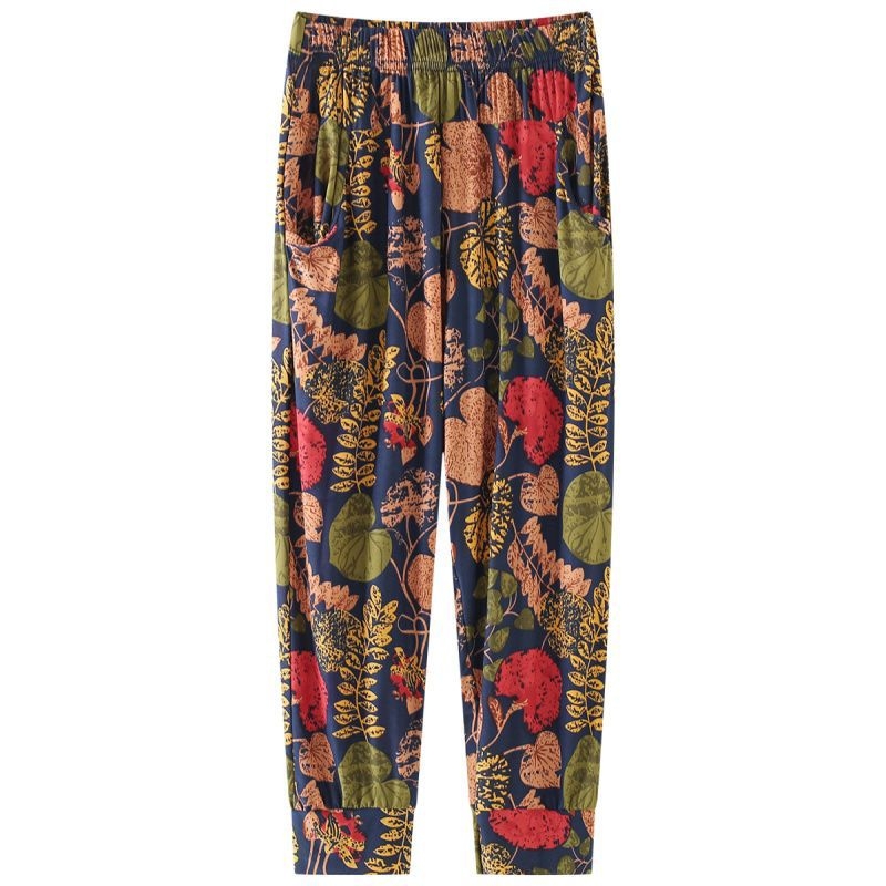 Nohavice culotte s krátkou dĺžkou, široké nohavice, vysoký pás, ľahká tkanina s textúrou slub