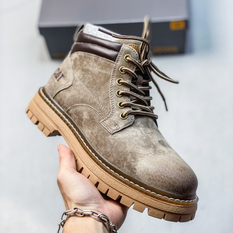 Cizme de lucru unisex din piele de vită, impermeabile, talpă Goodyear