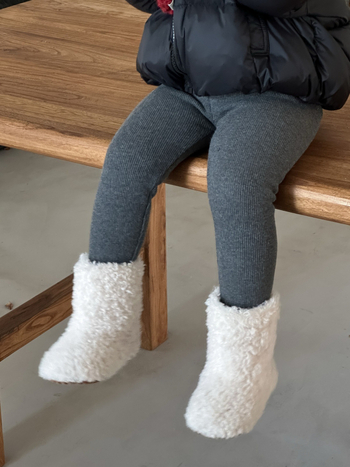 Κοριτσίστικα φλις κολάν για τον χειμώνα, κορεατικό στυλ, 95% βαμβάκι, για 1–3 ετών