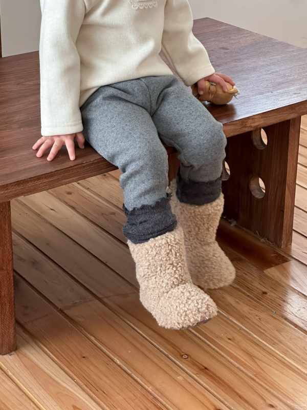 Κοριτσίστικα φλις κολάν για τον χειμώνα, κορεατικό στυλ, 95% βαμβάκι, για 1–3 ετών