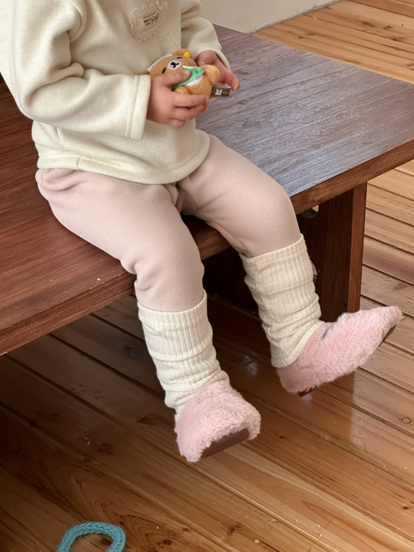 Κοριτσίστικα φλις κολάν για τον χειμώνα, κορεατικό στυλ, 95% βαμβάκι, για 1–3 ετών