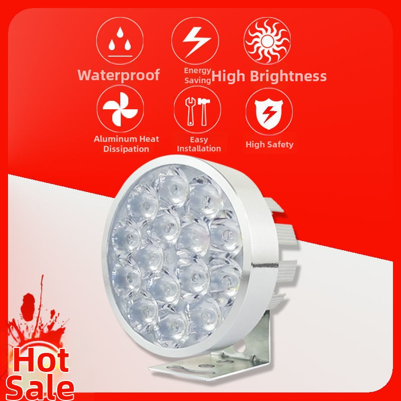 Žiarovka hlavného svetla motocykla pre elektrické vozidlá a trojkolesové vozidlá, refitovacie bodové svetlo, 1W, vonkajšie uchytenie, výmena žiarovky