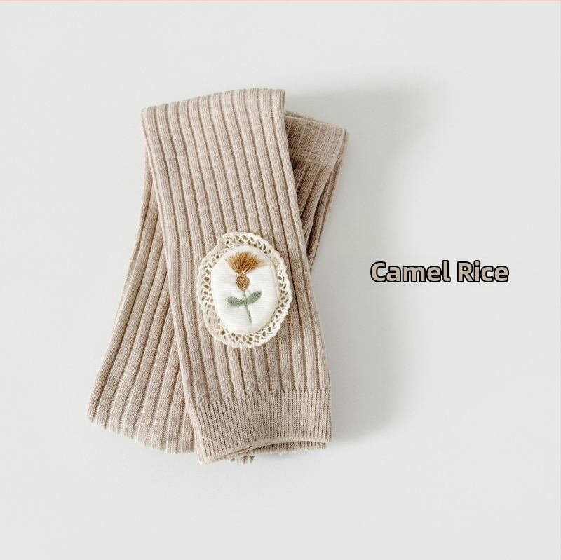 Κοριτσίστικα κολάν για κορίτσια – ψηλή μέση, μήκος 9/10, χτενισμένο βαμβάκι 77%, για ηλικίες 1–3 ετών, άνοιξη–φθινόπωρο