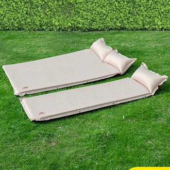 Αυτόματα φουσκώνεται αεροκρέβατο για υπαίθριο κάμπινγκ – φορητό στρώμα ύπνου για πάτωμα, επιφάνεια από συνθετικό ύφασμα