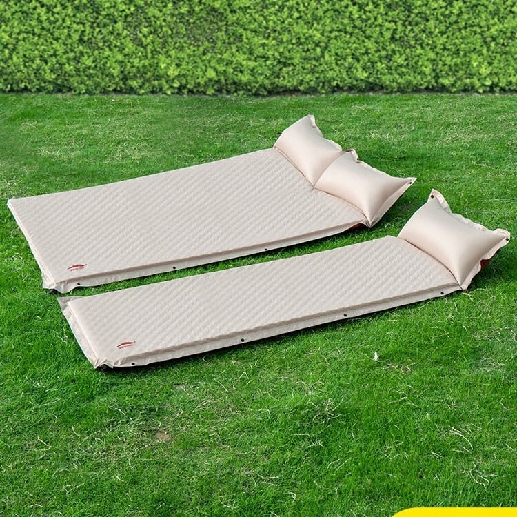 Αυτόματα φουσκώνεται αεροκρέβατο για υπαίθριο κάμπινγκ – φορητό στρώμα ύπνου για πάτωμα, επιφάνεια από συνθετικό ύφασμα