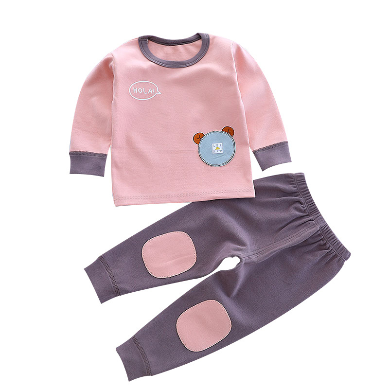 Σετ παιδικών θερμικών εσωρούχων από βαμβάκι για φθινοπωρο-χειμώνα, 95% βαμβάκι, για ηλικίες 1–3 ετών, ουδέτερο φύλο, Φθινόπωρο 2022
