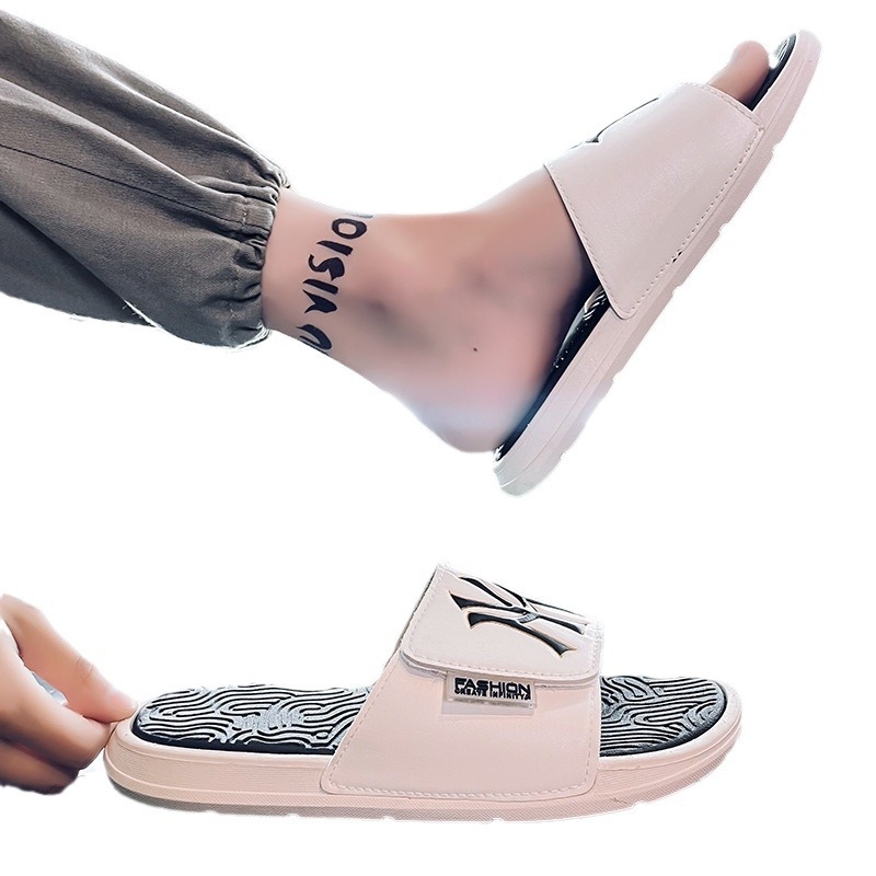 Ανδρικές παντόφλες PVC με αντιολισθητική σόλα, μαλακό πάτο, αντιμυρωτικό, νεανικό στυλ για καλοκαίρι εξωτερικού