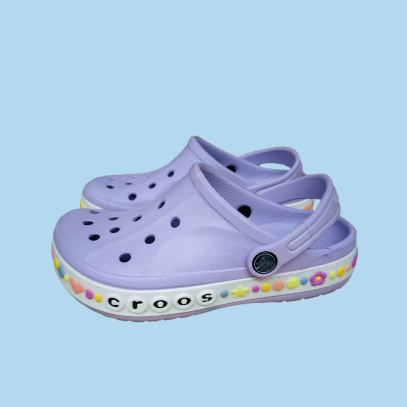 Pantofi Baotou pentru copii, partea superioară EVA, pentru 1–3 ani, unisex, fără căptușeală