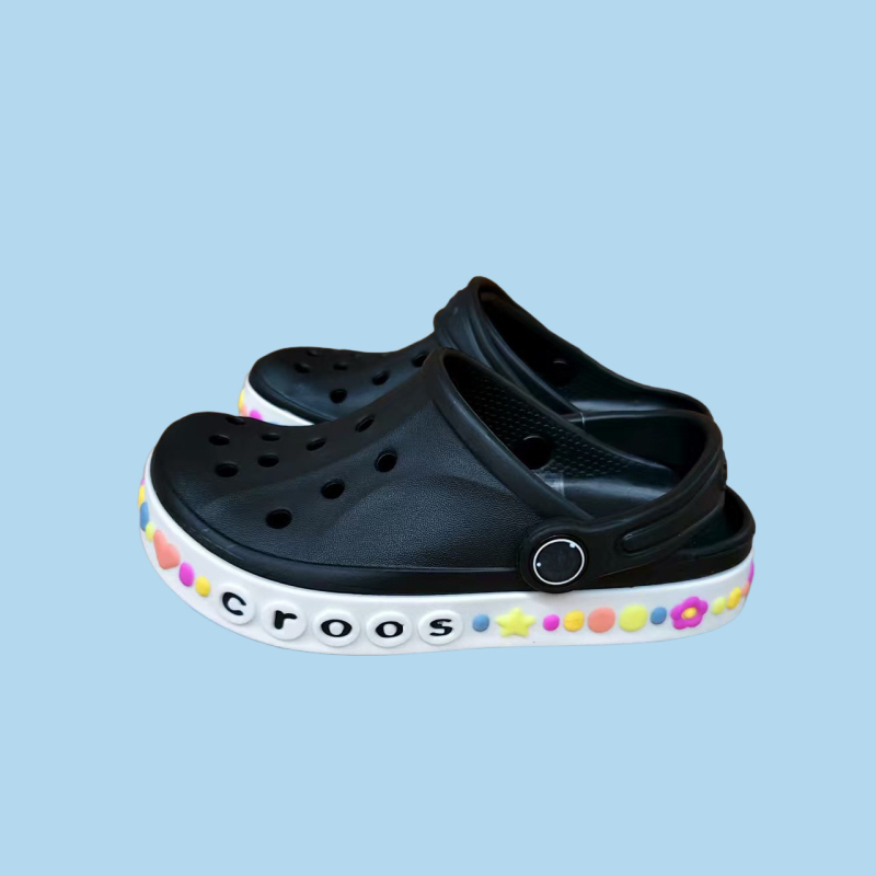 Pantofi Baotou pentru copii, partea superioară EVA, pentru 1–3 ani, unisex, fără căptușeală