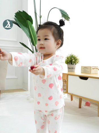 Νεογέννητο τοπ με μακριά μανίκια από γάζα βαμβακερή, 100% βαμβάκι, μαλακτωμένο ύφασμα, στρογγυλή λαιμόκοψη, καλοκαίρι