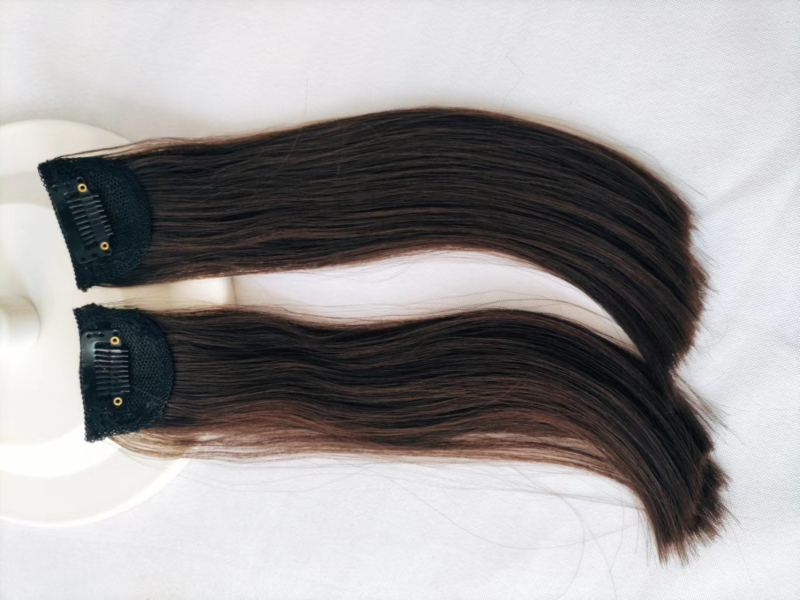 Parochňa s ofinkou pre ženy, tepelne odolné syntetické vlasy, rovný alebo naklonený ofina, dá sa farbiť, mení tvar tváre